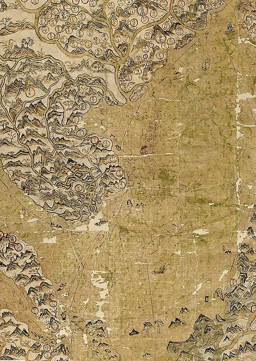 約1624年東亞與東南亞海域的Selden Map航海圖