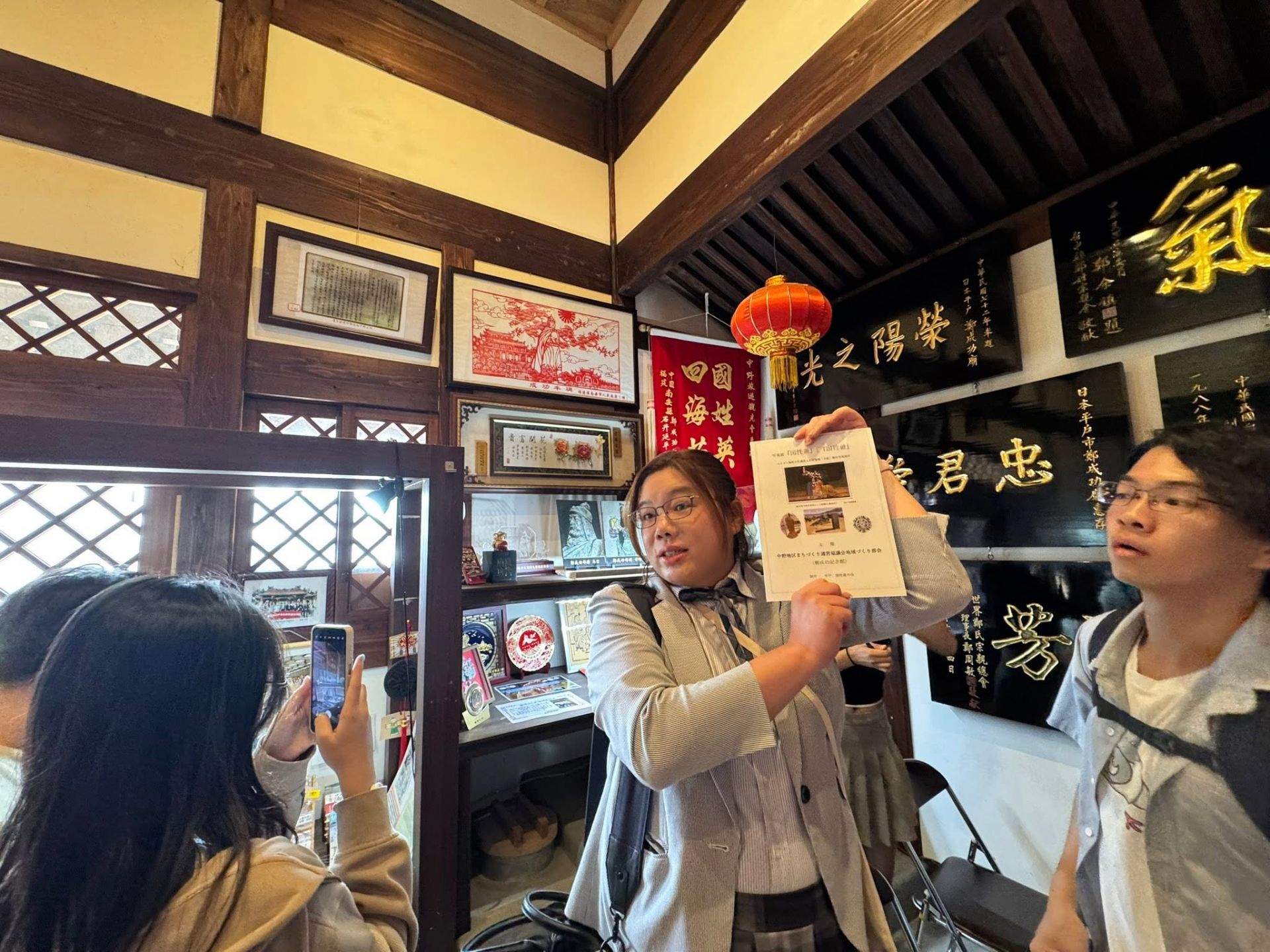 簡宏逸老師於平戶講解國姓爺歷史