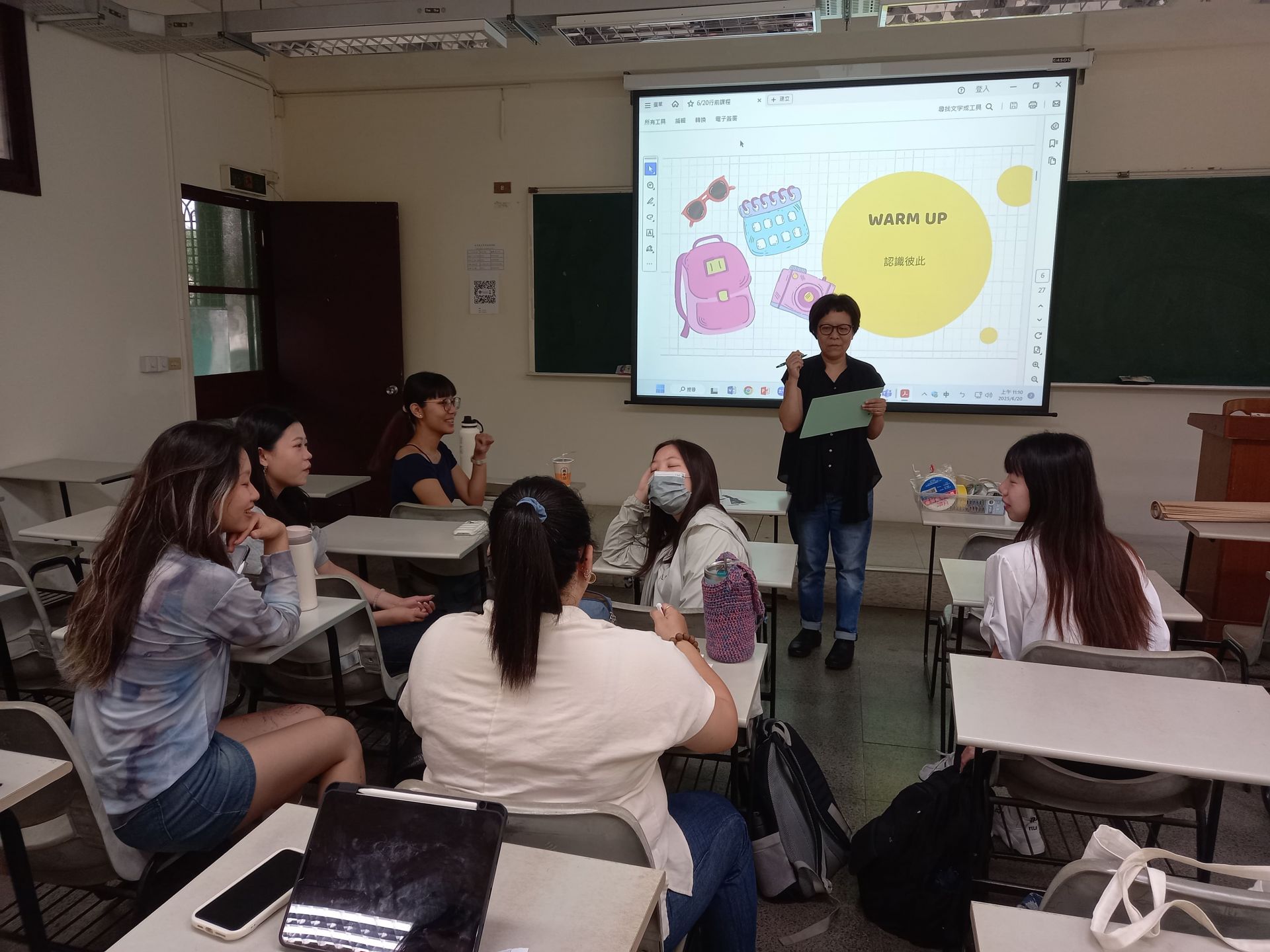秦嘉嫄老師行前會議